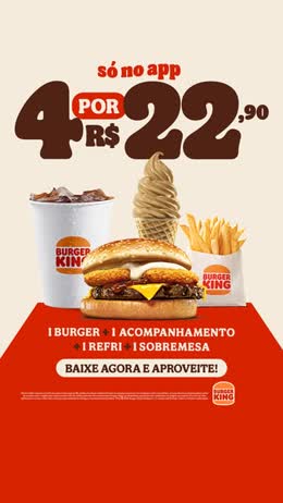 Anúncio de bk, 104 dias no ar