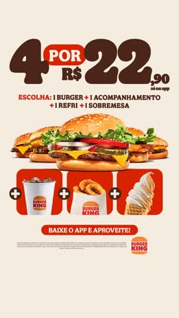 Anúncio de bk, 104 dias no ar