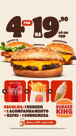 Anúncio de bk, 87 dias no ar