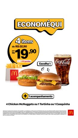 Anúncio de mcd, 25 dias no ar